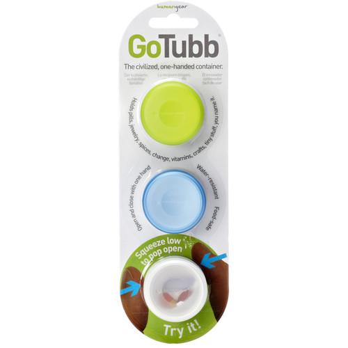 HUMANGEAR GoTubbs 3-Pack of Small One-Handed Storage HG-0215