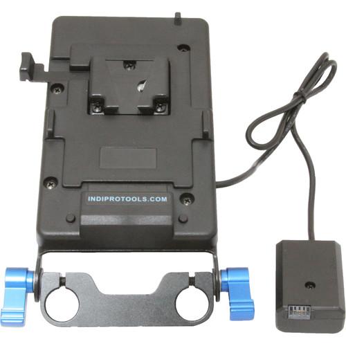 IndiPRO Tools V-Mount Plate with Canon LP-E6 Dummy Battery