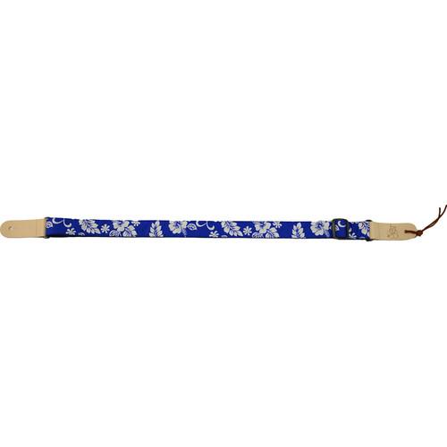 KALA Custom Designed Handmade Instrument Strap STP-BLUEHYBISCUS
