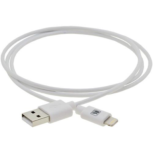 Kramer Lightning to USB Sync & Charge Cable C-UA/LTN/WH-3