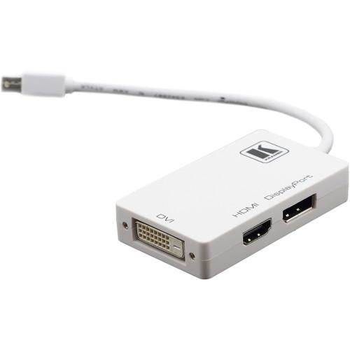 Kramer Mini DisplayPort to DVI, HDMI, and VGA ADC-MDP/M1 .05, Kramer, Mini, DisplayPort, to, DVI, HDMI, VGA, ADC-MDP/M1, .05,