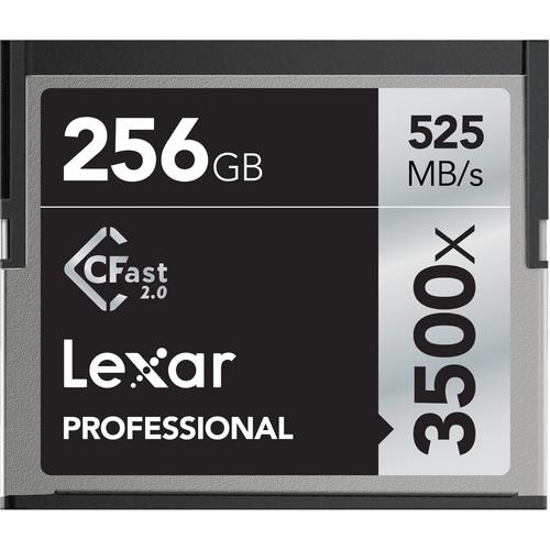 Lexar 64GB Professional 3500x CFast 2.0 Memory LC64GCRBNA3500, Lexar, 64GB, Professional, 3500x, CFast, 2.0, Memory, LC64GCRBNA3500