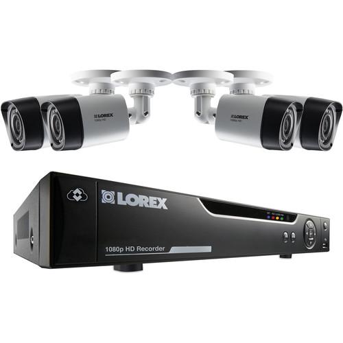 Lorex by FLIR 4-Channel 1080p DVR with 1TB HDD and 4 LHV21041TC4, Lorex, by, FLIR, 4-Channel, 1080p, DVR, with, 1TB, HDD, 4, LHV21041TC4