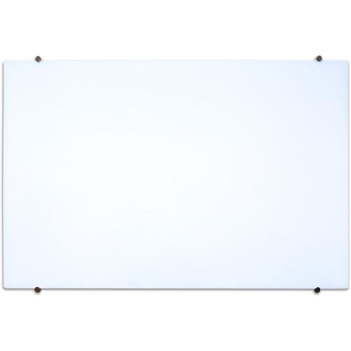 Luxor Wall-Mountable Magnetic Glass Board WGB4834M