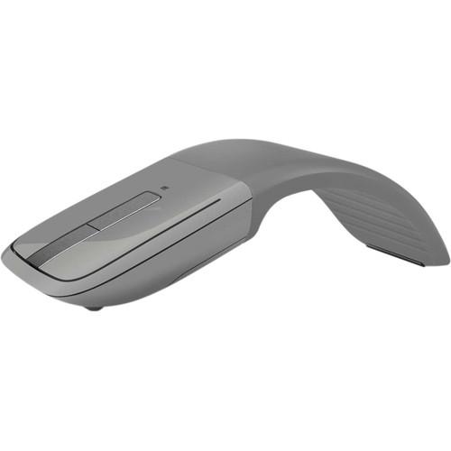 Microsoft Arc Touch Bluetooth Mouse (Gray, Blue Box) 7MP-00011, Microsoft, Arc, Touch, Bluetooth, Mouse, Gray, Blue, Box, 7MP-00011