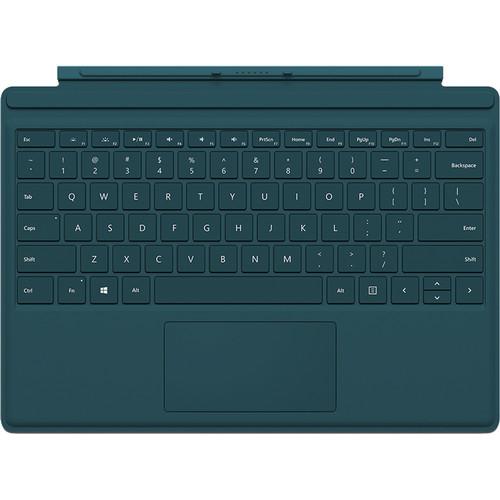 Microsoft Surface Pro 4 Type Cover (Teal) QC7-00006, Microsoft, Surface, Pro, 4, Type, Cover, Teal, QC7-00006,