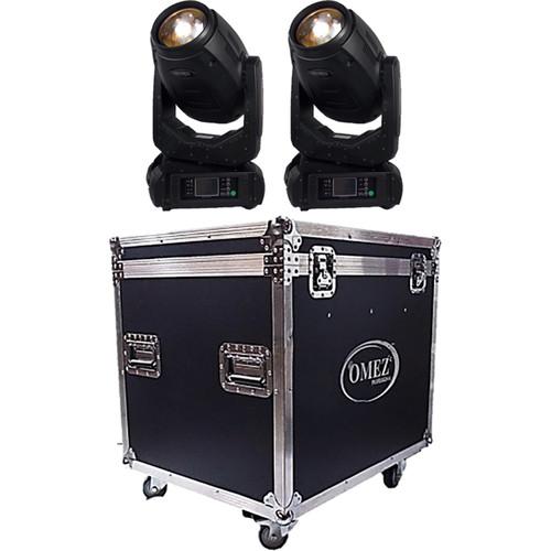 OMEZ TitanBeam 10R Moving Head Beam LED Fixture with Dual OM325