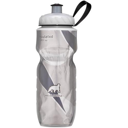 Polar Bottle 12 oz Insulated Sport Water Bottle (Zebra) IB12GRZ
