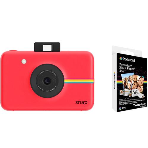 Polaroid Snap Instant Digital Camera with 20 Sheets of Paper