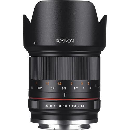 Rokinon 21mm f/1.4 Lens for Canon EF-M (Black) RK21M-M
