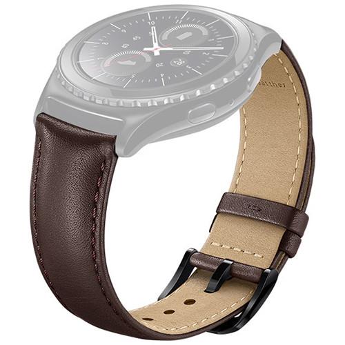 Samsung Leather Band for Gear S2 Classic (Gray) ET-SLR73MSEBUS
