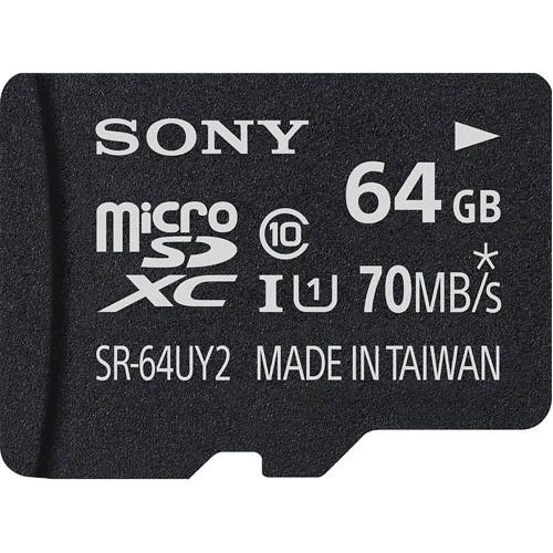 Sony 128GB UHS-I microSDXC Memory Card (Class 10) SRG1UY2A/TQ, Sony, 128GB, UHS-I, microSDXC, Memory, Card, Class, 10, SRG1UY2A/TQ