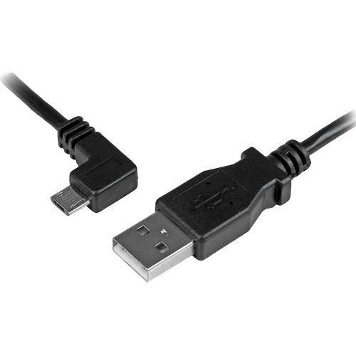 StarTech Right-Angle Micro-USB to USB Charge & USBAUB1MRA, StarTech, Right-Angle, Micro-USB, to, USB, Charge, &, USBAUB1MRA