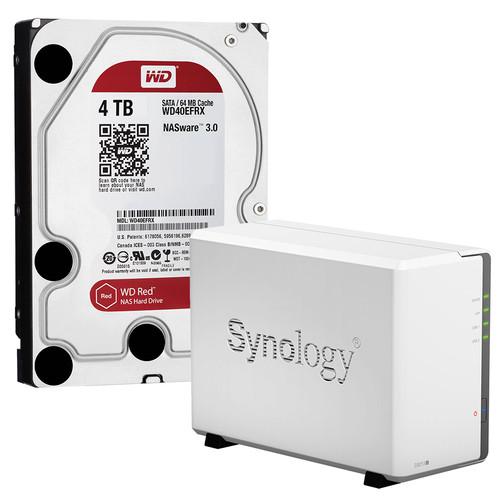 Synology DiskStation DS213J 6TB (2 x 3TB) 2-Bay NAS Server Kit