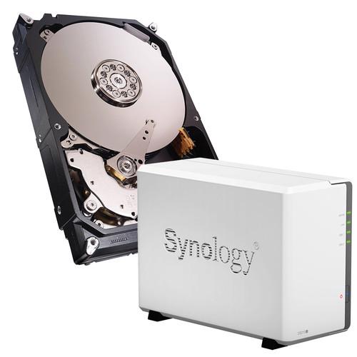 Synology DiskStation DS213J 6TB (2 x 3TB) 2-Bay NAS Server Kit