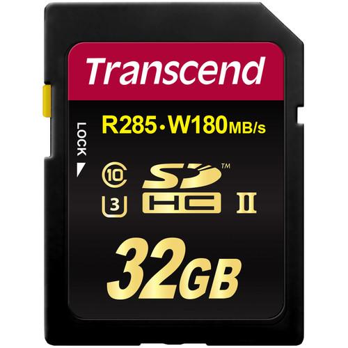 Transcend 64GB Ultimate UHS-II SDXC Memory Card (U3) TS64GSD2U3, Transcend, 64GB, Ultimate, UHS-II, SDXC, Memory, Card, U3, TS64GSD2U3