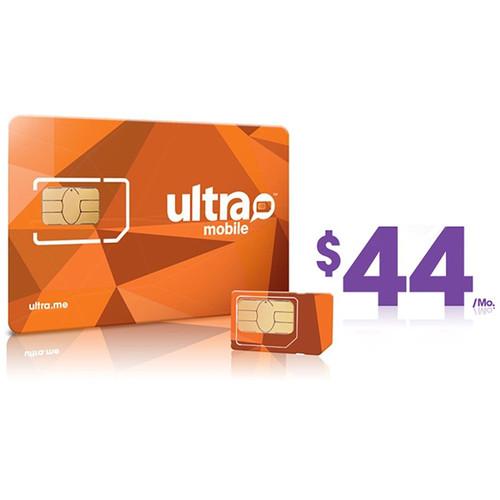 Ultra Mobile $34 2GB Data Plus Plan with 3-Size SIM ULTRA-SIM 34