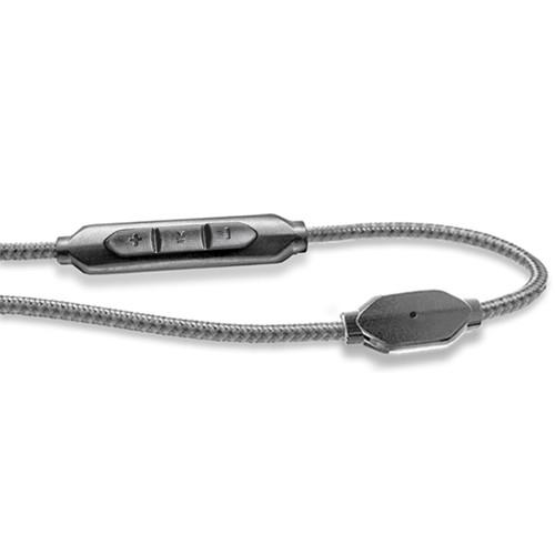 V-MODA 3-Button SpeakEasy Cable with Microphone and VC-3SZ-BLACK