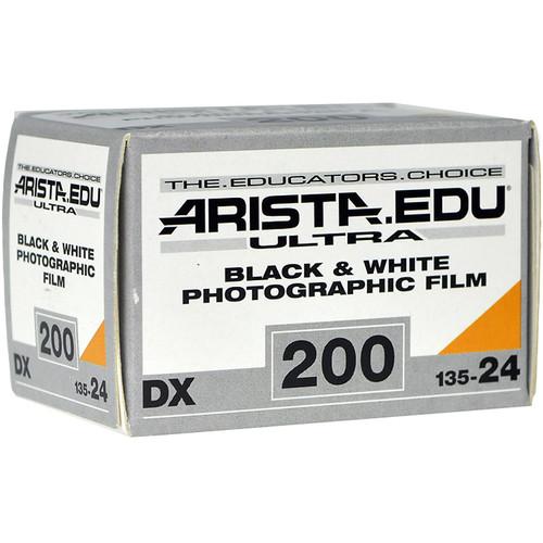 Arista EDU Ultra 200 Black and White Negative Film 190210