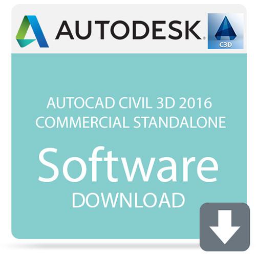 Autodesk AutoCAD Civil 3D 2016 Commercial 237H1-WW6919-T229-VC