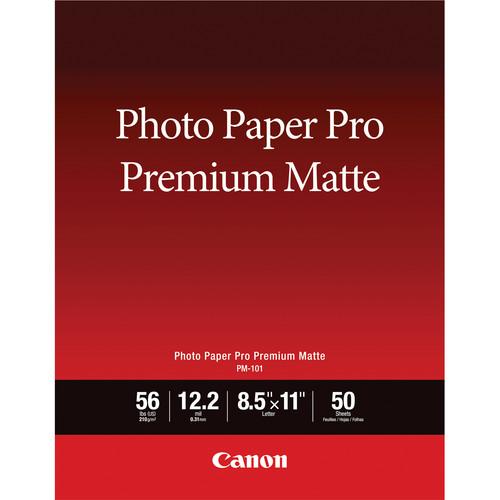 Canon PM-101 Photo Paper Pro Premium Matte 8657B016, Canon, PM-101, Paper, Pro, Premium, Matte, 8657B016,