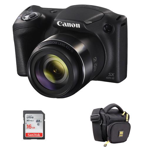 Canon PowerShot SX420 IS Digital Camera (Black) 1068C001