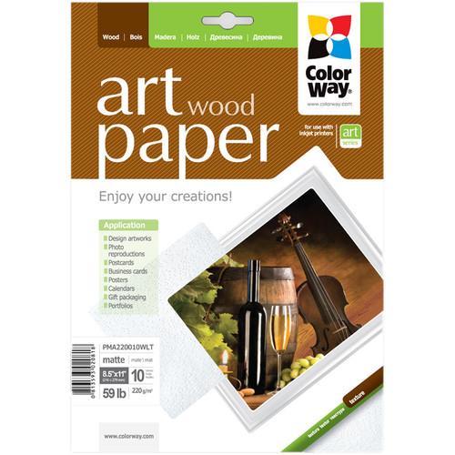 ColorWay ART Matte Wood Textured Photo Paper PMA220010WLT