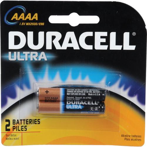Duracell AAAA (E96) Alkaline Battery (4-Pack) MN2500B4, Duracell, AAAA, E96, Alkaline, Battery, 4-Pack, MN2500B4,