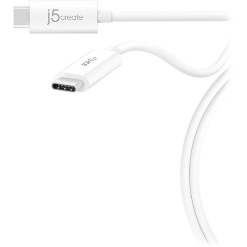 j5create USB 3.1 Type-C to Type-C Cable (3') JUCX03, j5create, USB, 3.1, Type-C, to, Type-C, Cable, 3', JUCX03,