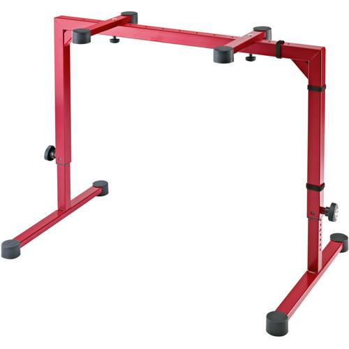 K&M Omega Table-Style Keyboard Stand (Ruby Red) 18810.015.91
