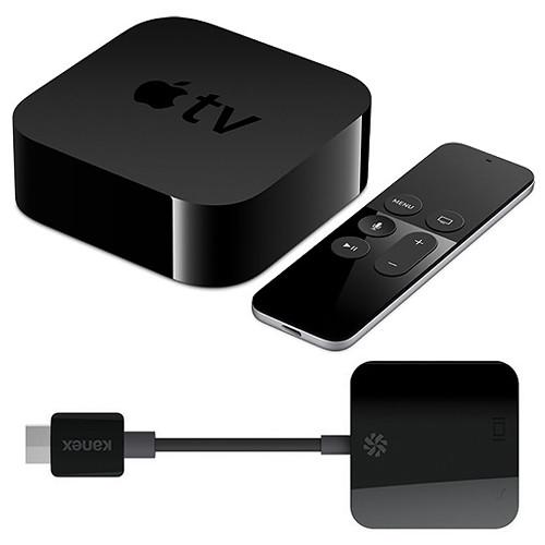 Kanex Apple TV (32GB, 4th Generation) with HDMI to VGA Adapter