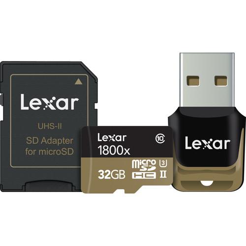 Lexar 128GB Professional 1800x UHS-II LSDMI128CRBNA1800R