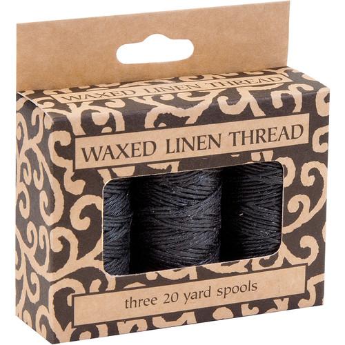 Lineco Waxed Linen Thread Roll (3-Pack, 20 yd, Brown) BBHM210, Lineco, Waxed, Linen, Thread, Roll, 3-Pack, 20, yd, Brown, BBHM210