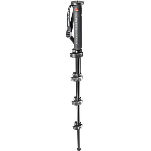 Manfrotto XPRO Over 4-Section Aluminum Monopod MMXPROA4US, Manfrotto, XPRO, Over, 4-Section, Aluminum, Monopod, MMXPROA4US,