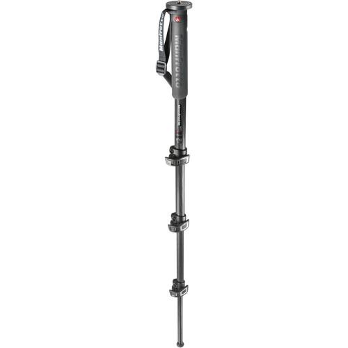 Manfrotto XPRO Over 4-Section Aluminum Monopod MMXPROA4US, Manfrotto, XPRO, Over, 4-Section, Aluminum, Monopod, MMXPROA4US,