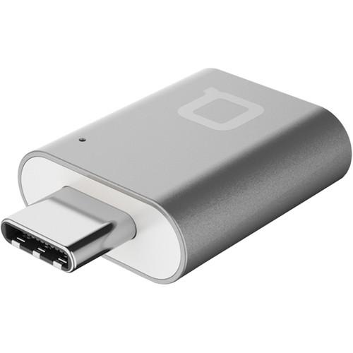 nonda USB Type-C to USB 3.0 Type-A Mini Adapter (Silver), nonda, USB, Type-C, to, USB, 3.0, Type-A, Mini, Adapter, Silver,
