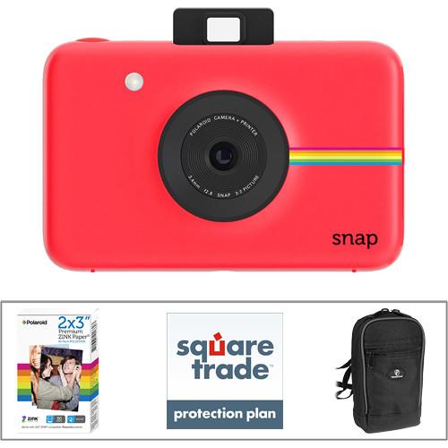 Polaroid Snap Instant Digital Camera Deluxe Kit (White)