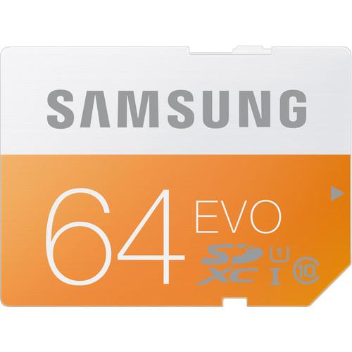 Samsung 64GB EVO  UHS-I SDXC U1 Memory Card MB-SC64D/AM, Samsung, 64GB, EVO, UHS-I, SDXC, U1, Memory, Card, MB-SC64D/AM,