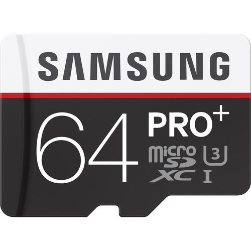 Samsung 64GB PRO UHS-I microSDXC U3 Memory Card MB-MG64EA/AM