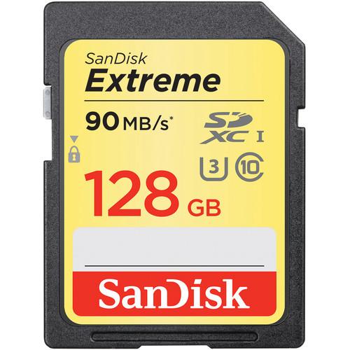 SanDisk 128GB Extreme UHS-I U3 SDXC Memory SDSDXNF-128G-ANCIN