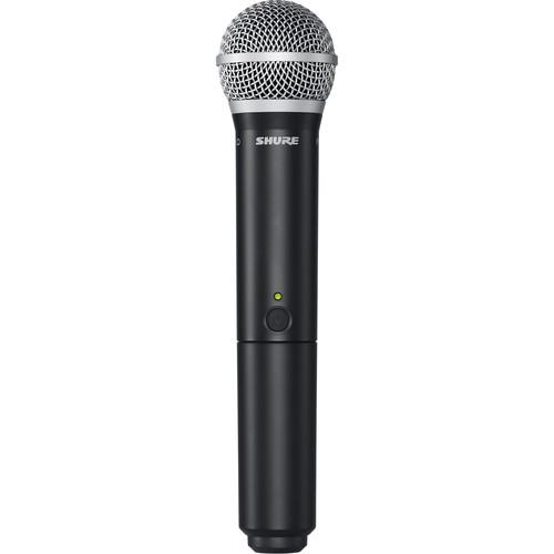 Shure BLX2 Handheld Transmitter with PG58 BLX2/PG58-H10, Shure, BLX2, Handheld, Transmitter, with, PG58, BLX2/PG58-H10,