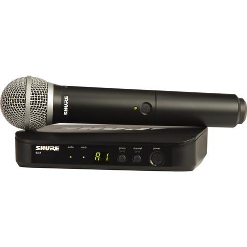 Shure BLX24 Wireless System With PG58 Mic BLX24/PG58-H9, Shure, BLX24, Wireless, System, With, PG58, Mic, BLX24/PG58-H9,