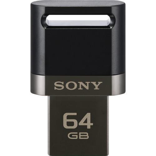 Sony 16GB USB On-the-Go Flash Drive (Black) USM16SA3/B