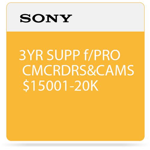 Sony 3-Year SupportNET Depot Service Plan for Cameras SPSCC9DP3