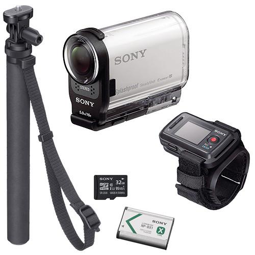 Sony HDR-AS200V HD Action Cam Bicycle Kit with Live View Remote