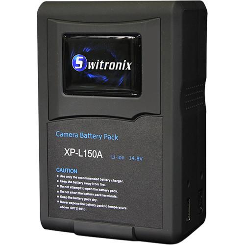 Switronix XP-L150S 14.8V V-Mount Lithium-Ion Battery XP-L150S, Switronix, XP-L150S, 14.8V, V-Mount, Lithium-Ion, Battery, XP-L150S