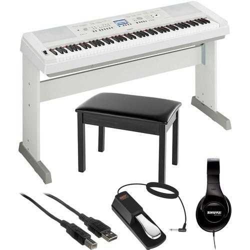 Yamaha DGX-650 Portable Grand Digital Piano Essentials Bundle