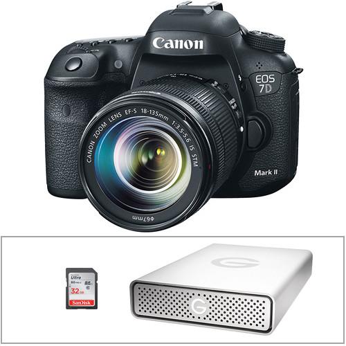 Canon EOS 7D Mark II DSLR Camera Body with Storage Kit