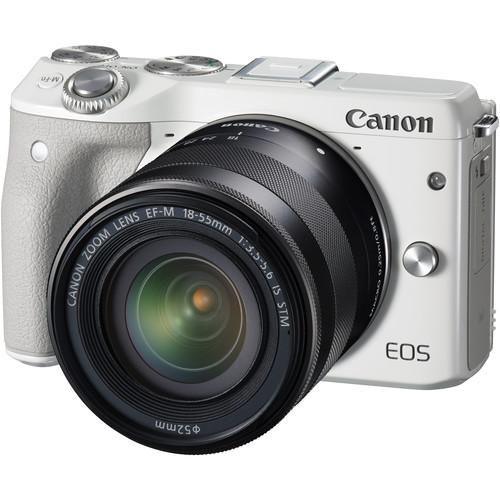 Canon EOS M3 Mirrorless Digital Camera with 18-55mm and, Canon, EOS, M3, Mirrorless, Digital, Camera, with, 18-55mm,