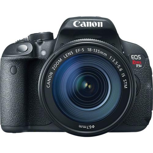 Canon EOS Rebel T5i DSLR Camera with 18-135mm and 55-250mm